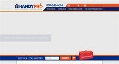Desktop Screenshot of handypro.com